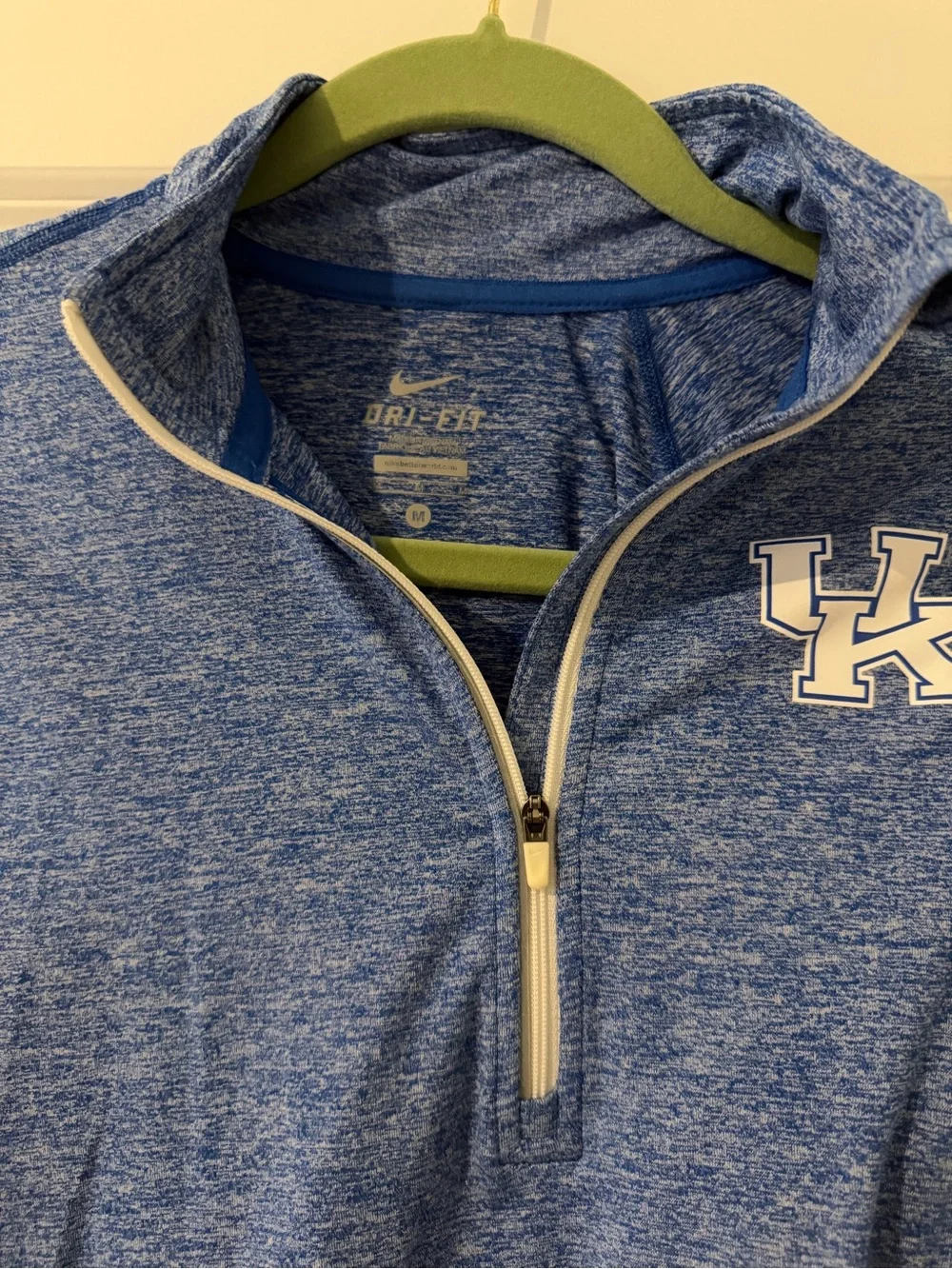 Nike Blue University of Kentucky Logo Women's Quarter-Zip Pullover